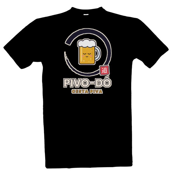 Tričko s potiskem Pivo-dó – cesta piva